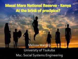 Masai Mara National Reserve - Kenya at the Brink of Precipice?