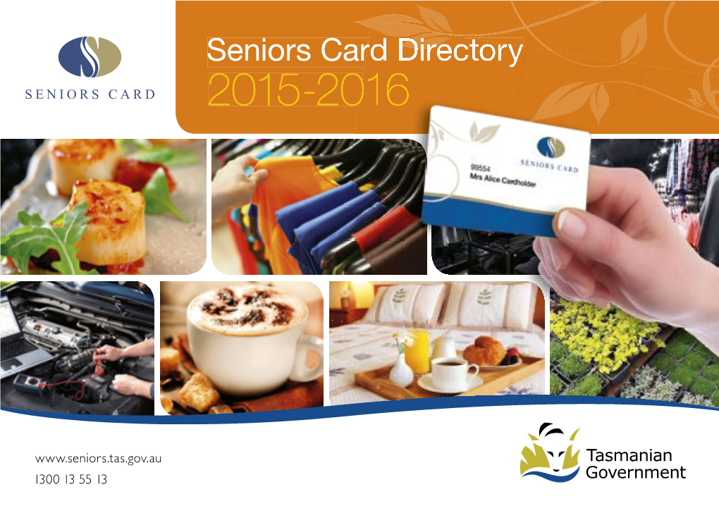 Seniors Card Directory 2015-2016