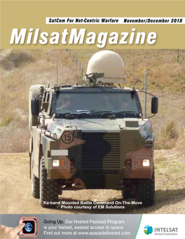 Satcom for Net-Centric Warfare November/December 2010 Milsatmagazine