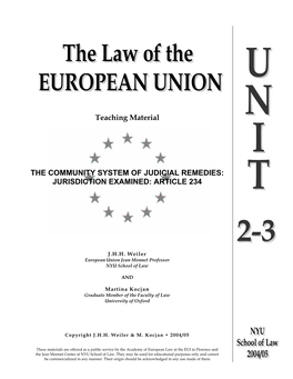 Jurisdiction Examined: Article 234