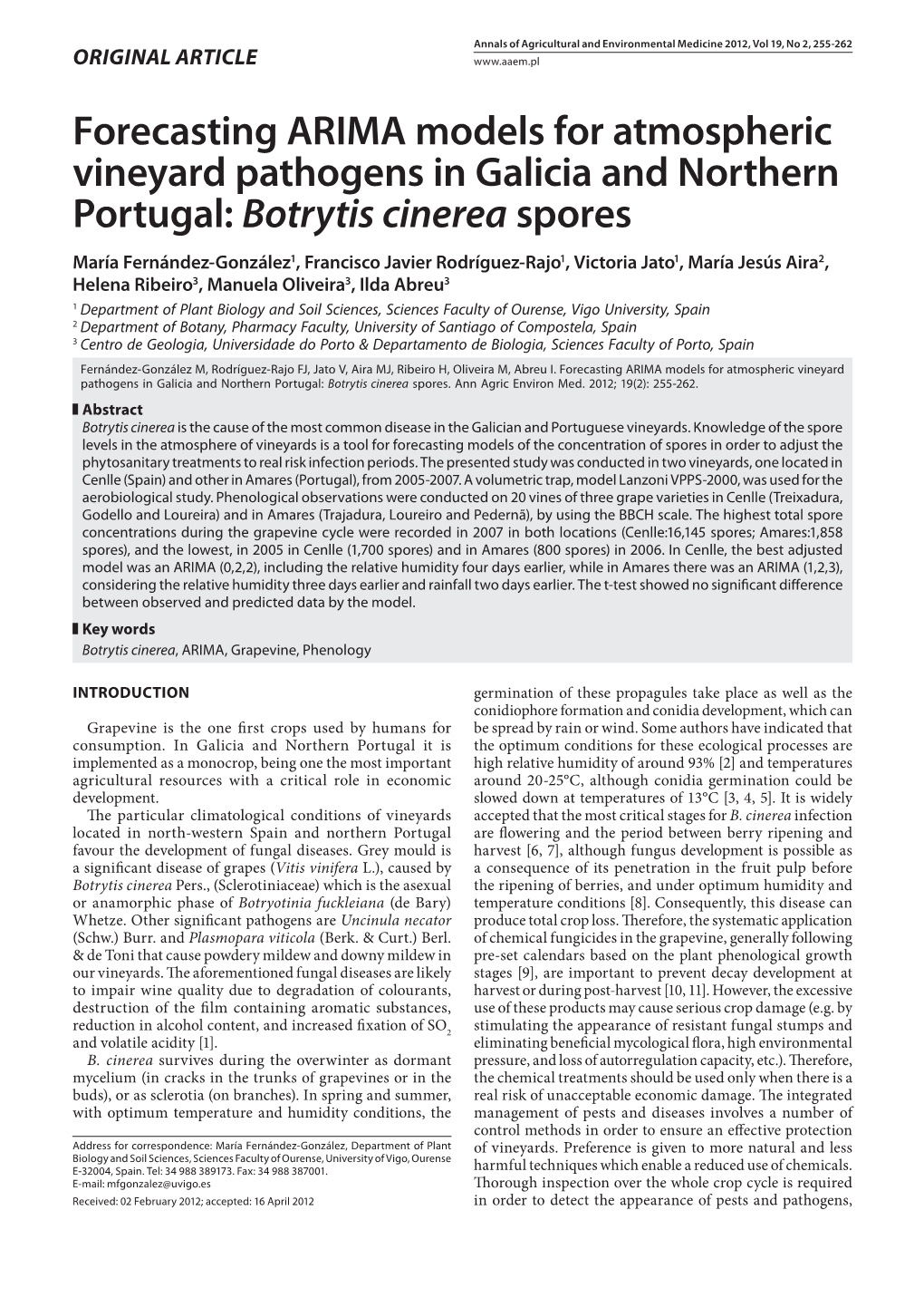 Botrytis Cinerea Spores