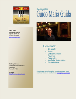 Guido Maria Guida – Biography
