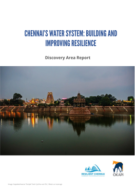 Chennai's WATER System: Building and Improving Resilience