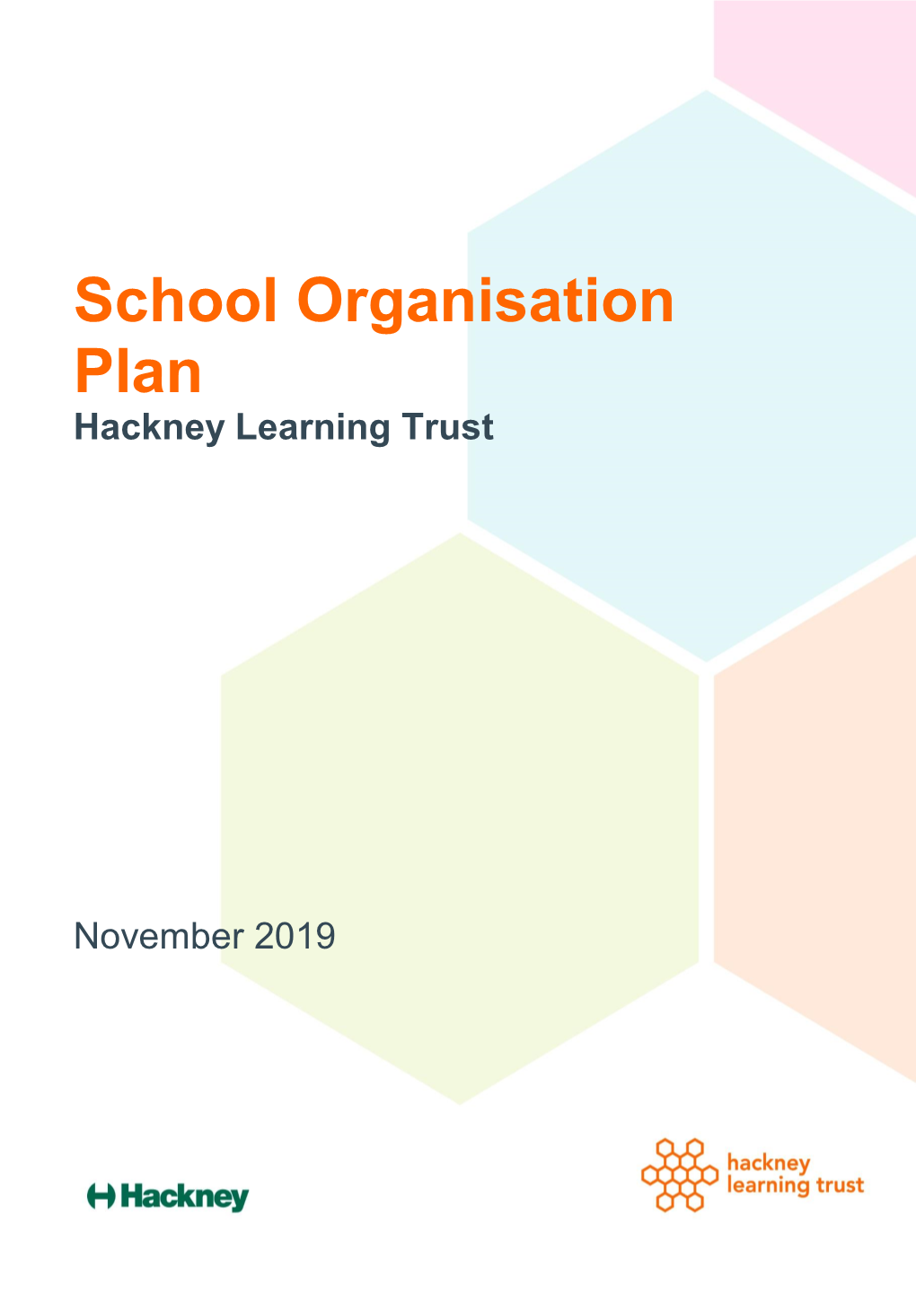 School Organisation Plan Hackney Learning Trust