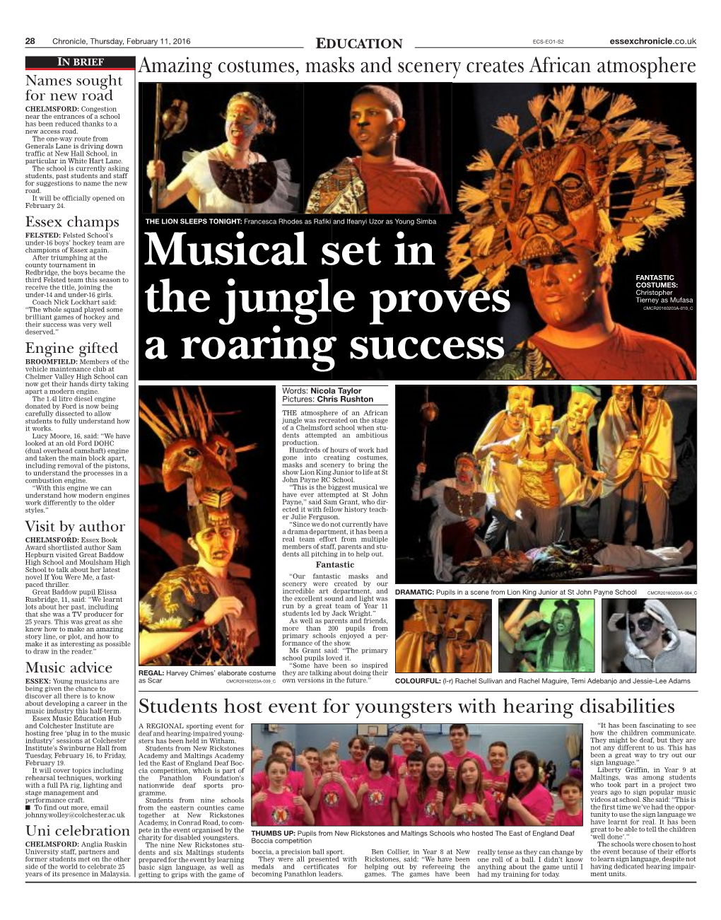 Musical Set in the Jungle Proves a Roaring Success