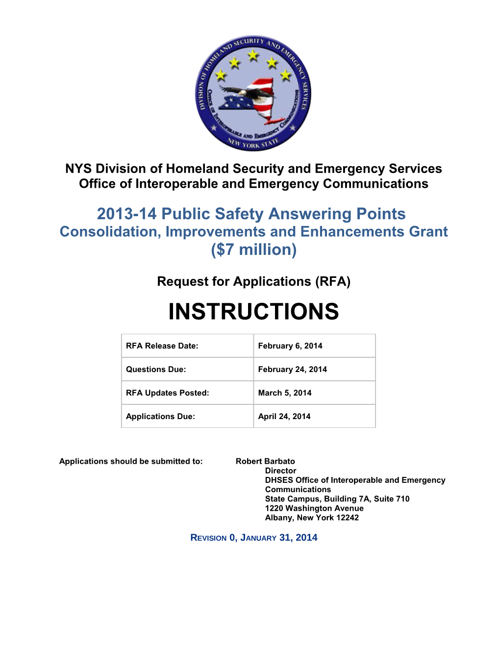 NYS Division of Homeland Security and Emergency Services