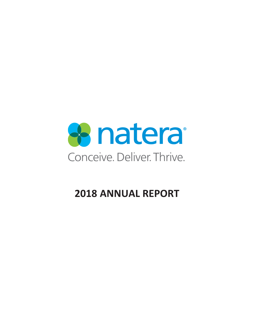 2018 Natera Annual Report