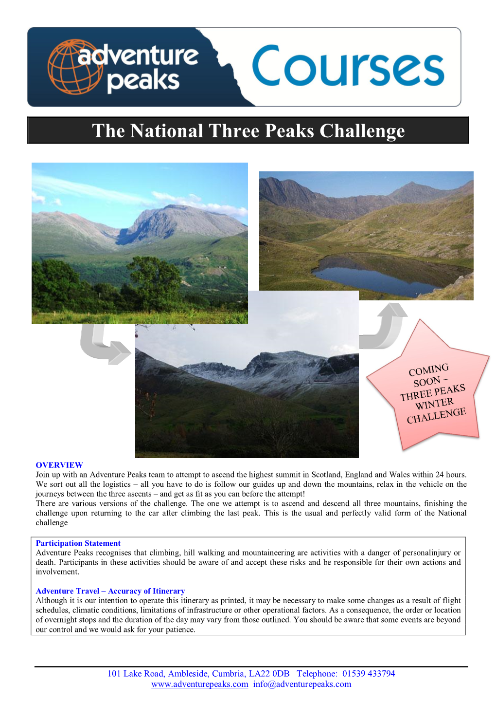 The National Three Peaks Challenge