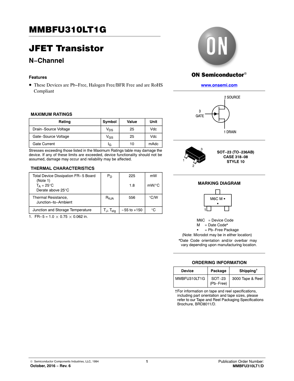 JFET Transistor N-Channel