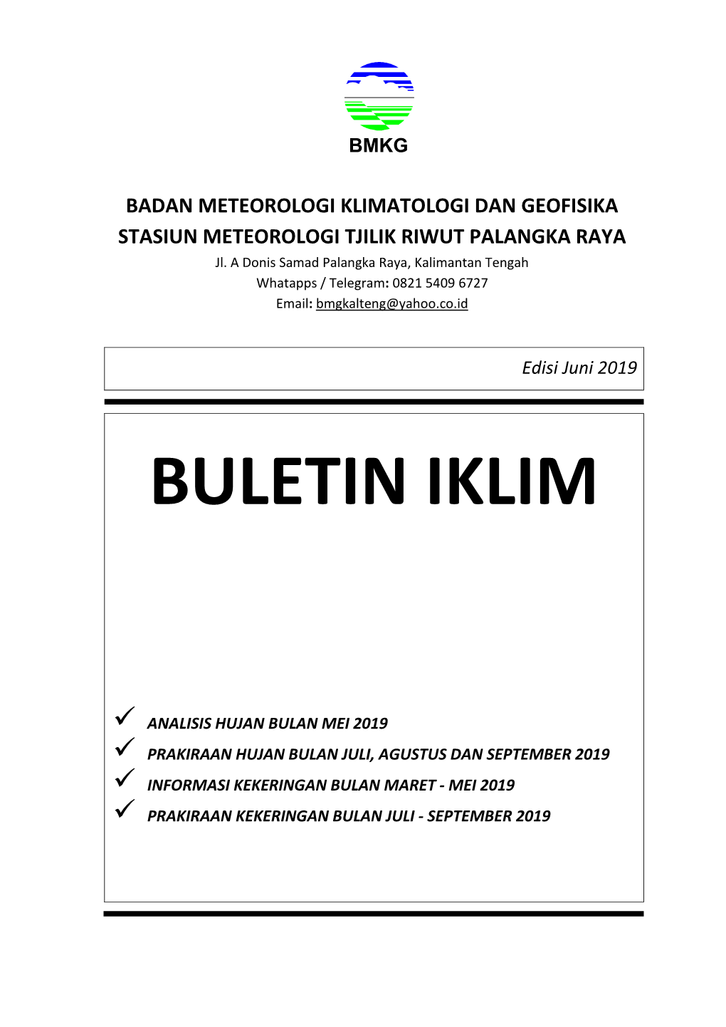 Buletin Iklim