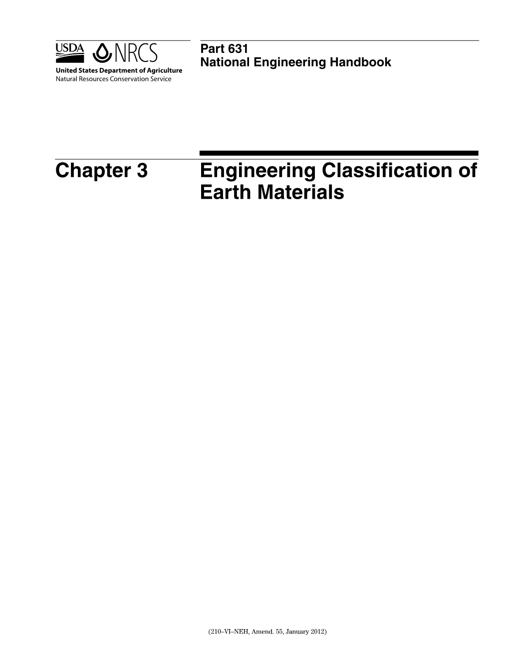 Chapter 3 Engineering Classification of Earth Materials