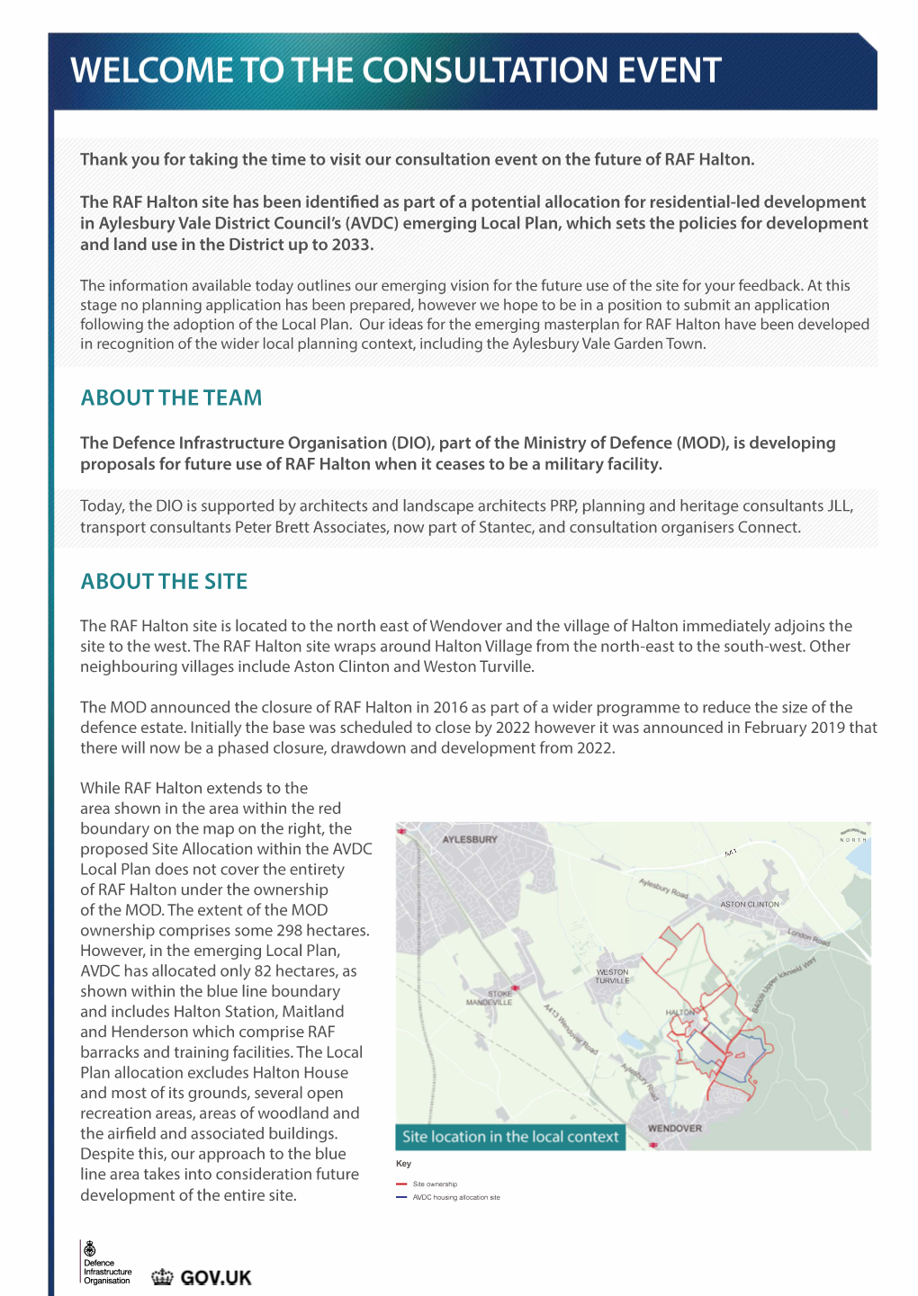 RAF Halton Consultation Document