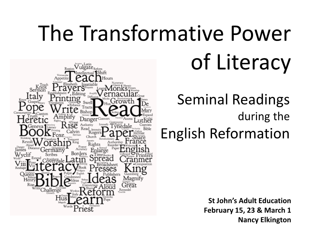 The Transformative Power of Literacy