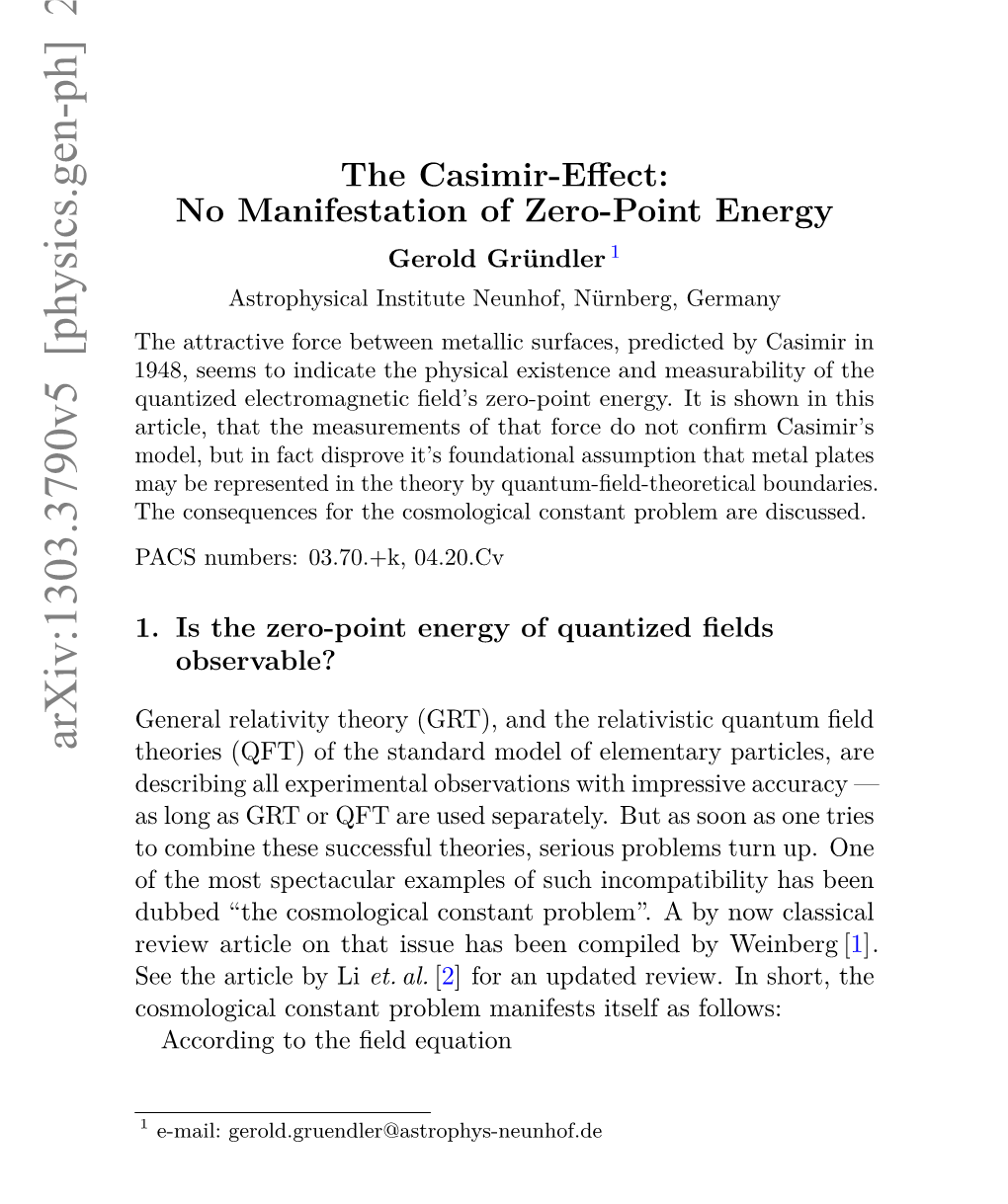 The Casimir-Effect