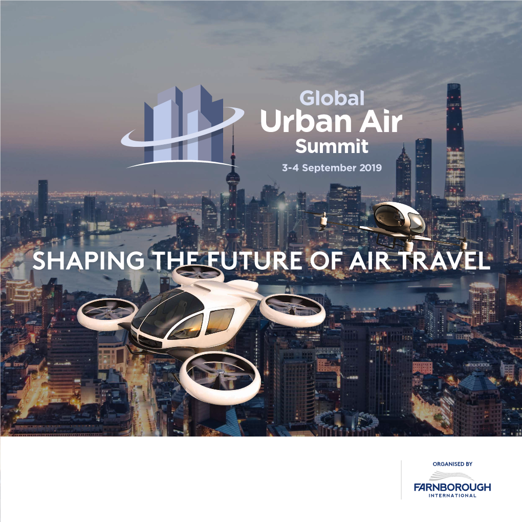 Urban Air Summit 2019 Welcome