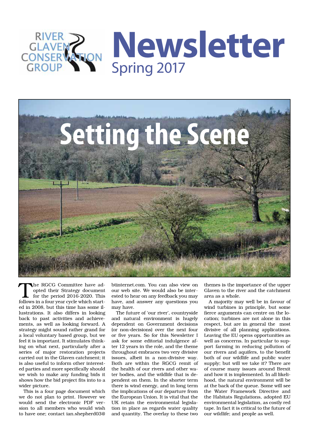 Spring 2017 Newsletter