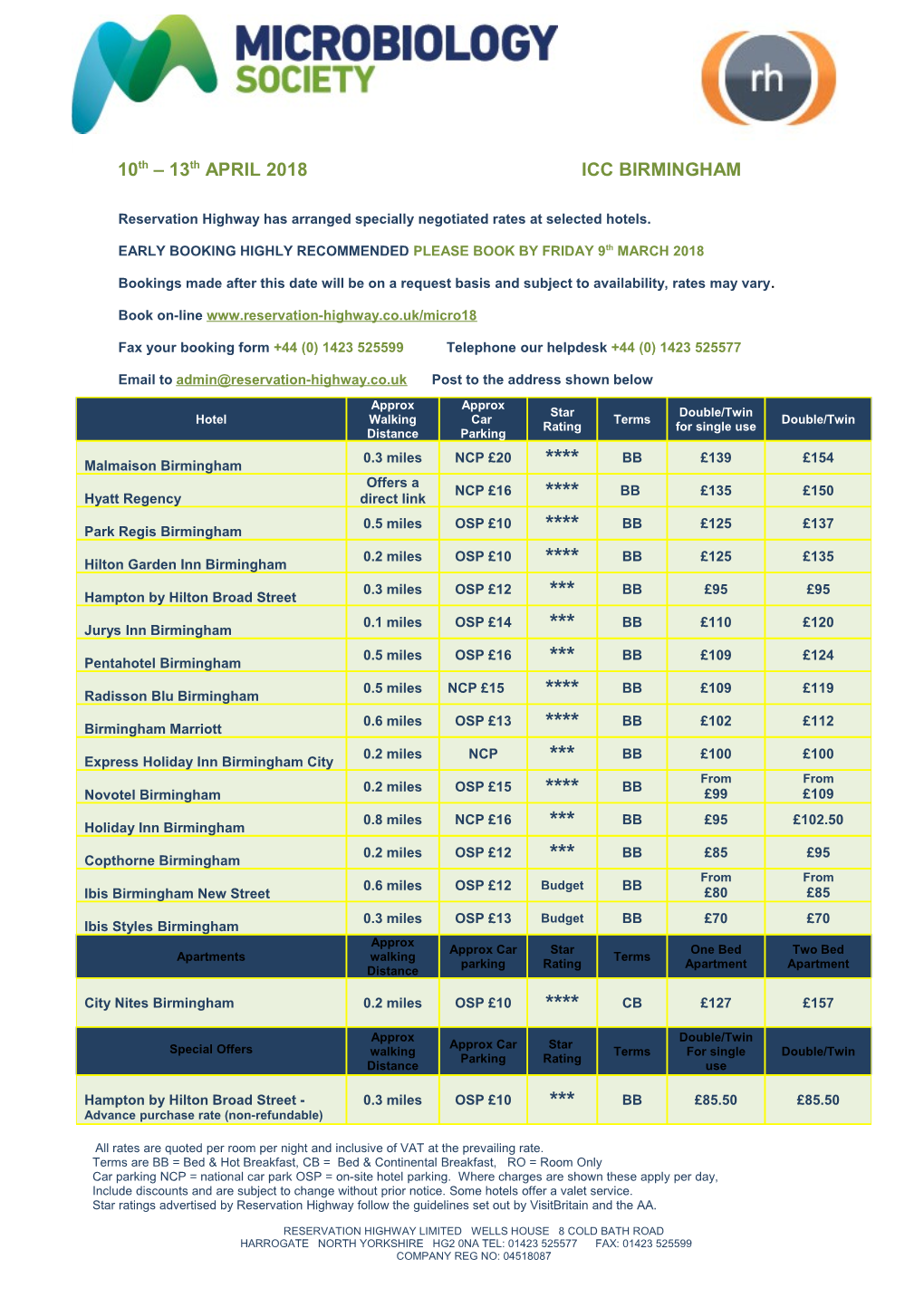 Reservation Highway Has Arranged Specially Negotiated Rates at Selected Hotels s1