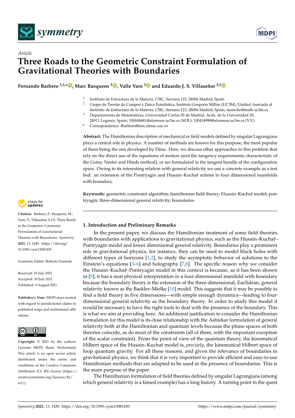 Three Roads to the Geometric Constraint Formulation of Gravitational Theories with Boundaries