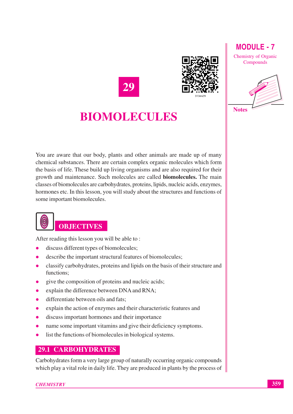 29 Biomolecules