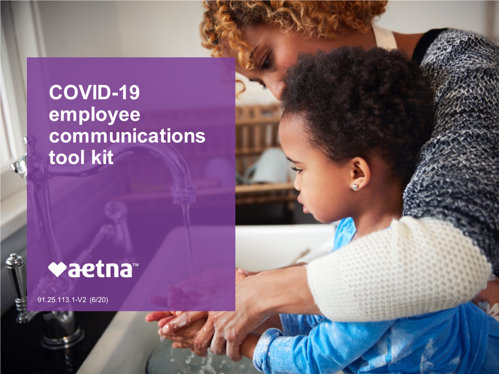 COVID-19 Employee Communications Tool Kit