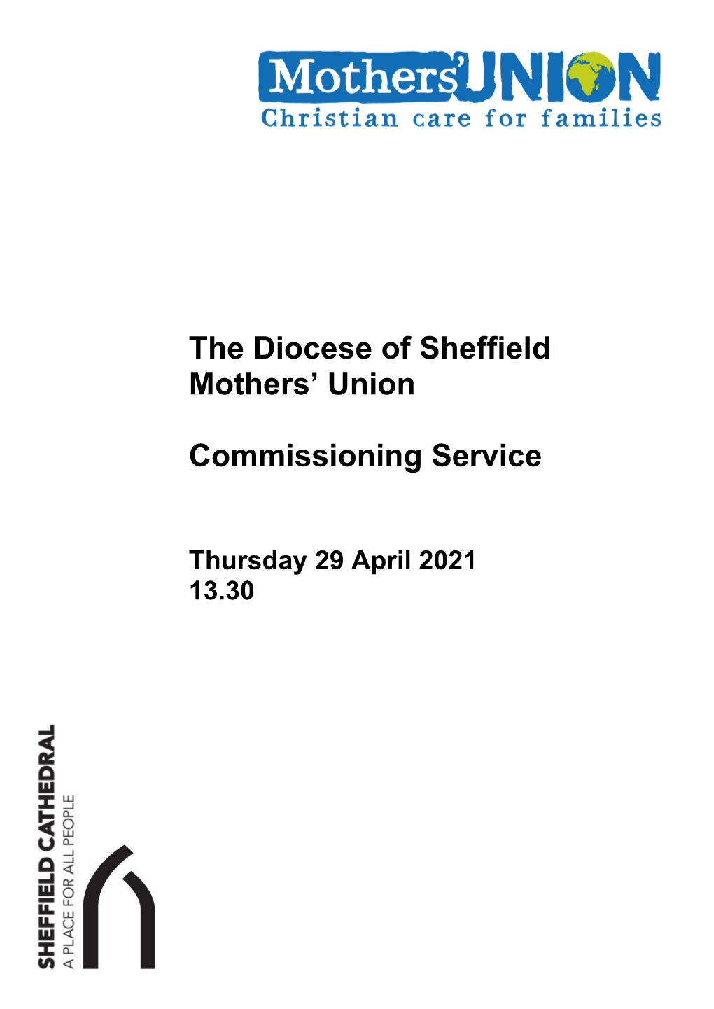 The Diocese of Sheffield Mothers' Union Commissioning Service