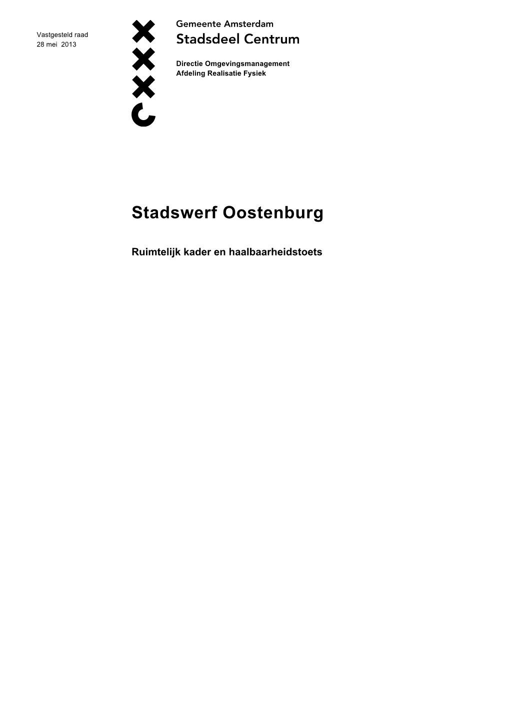 Stadswerf Oostenburg