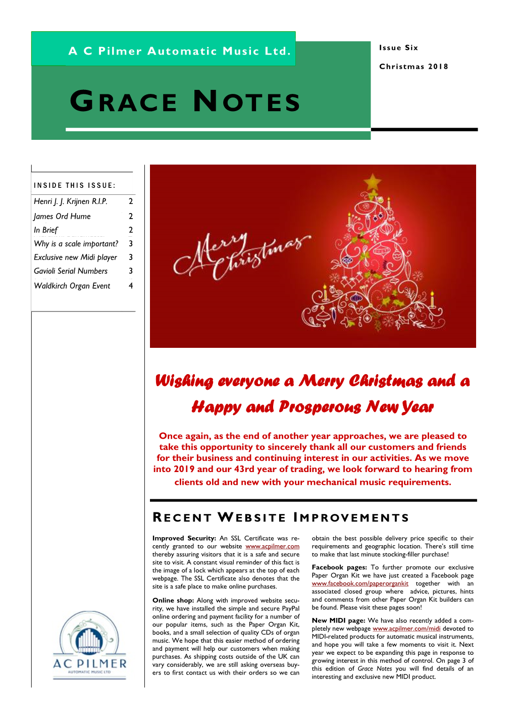 Issue 6 – Christmas 2018
