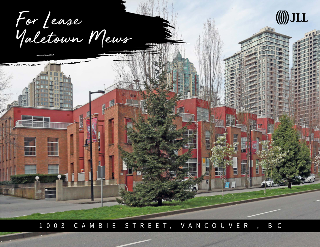 Yaletown Mews for Lease
