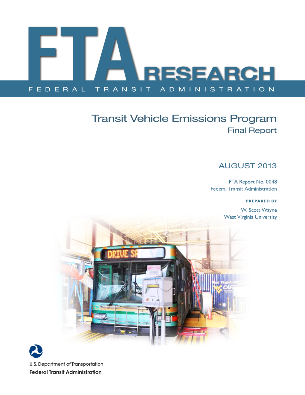 Transit Vehicle Emissions Program Final Report