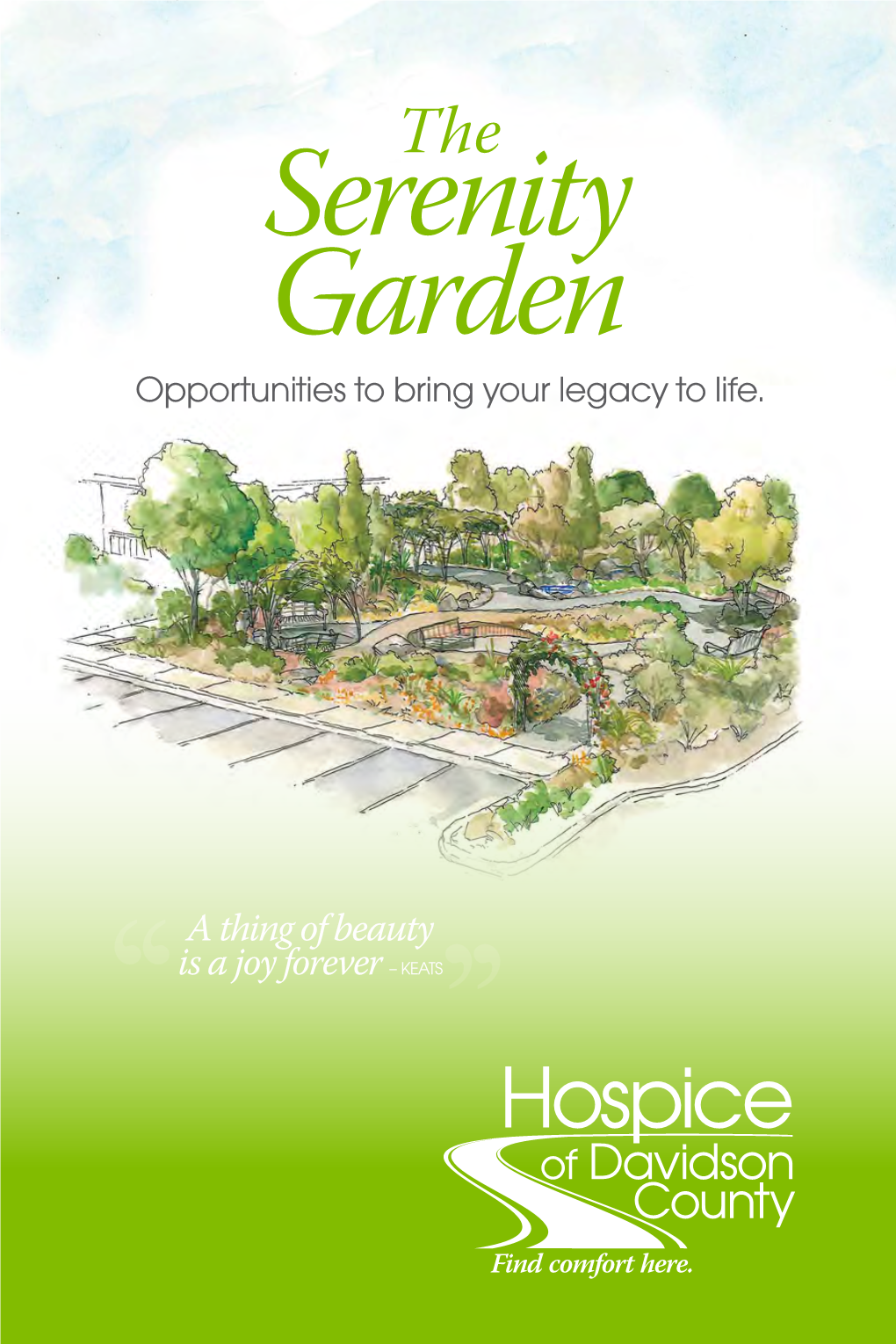 Serenity Garden Opportunities to Bring Your Legacy to Life