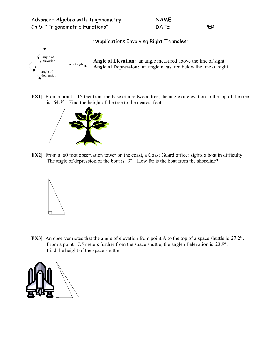 Advanced Algebra with Trigonometry