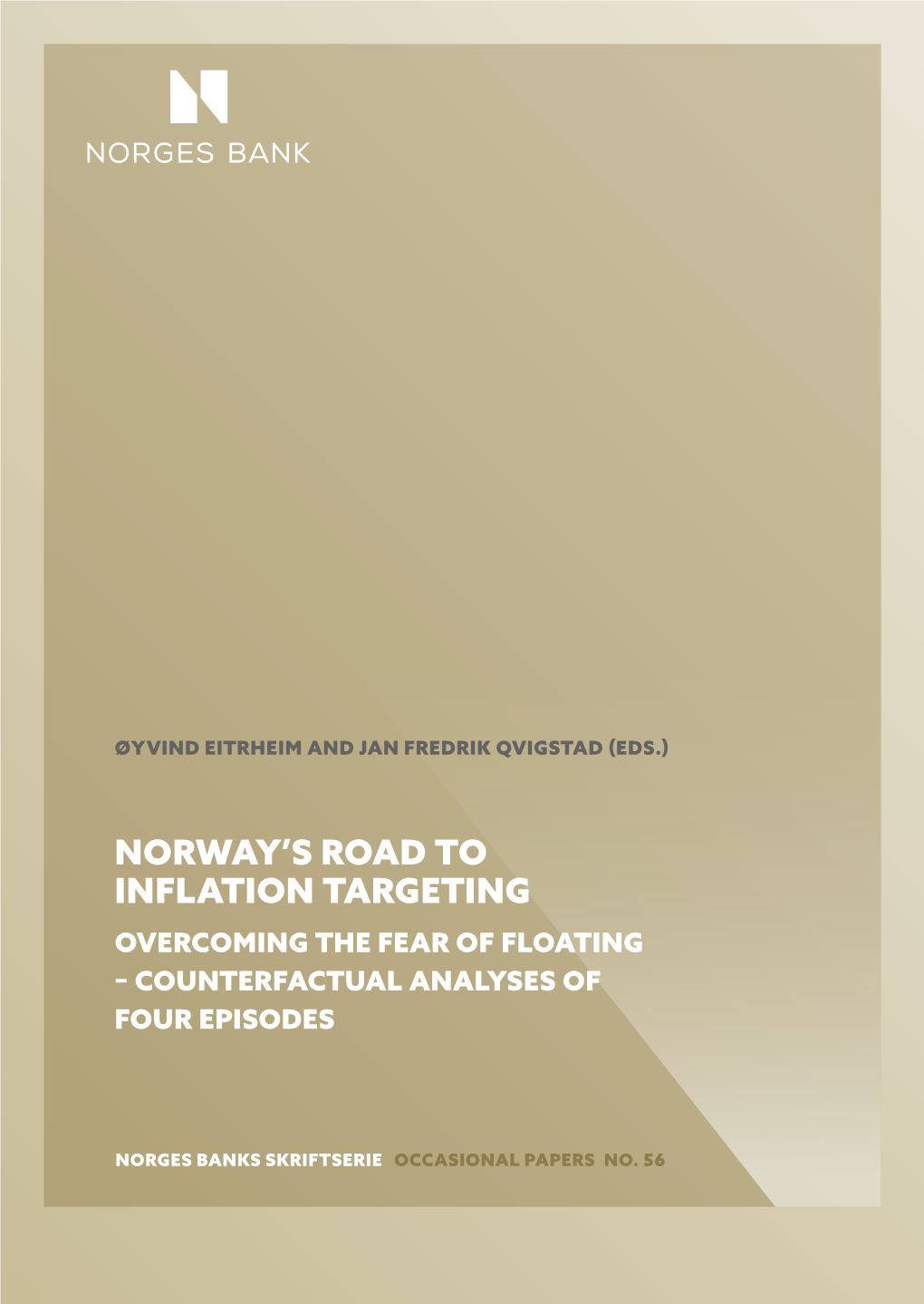 Norway's Road to Inflation Targeting