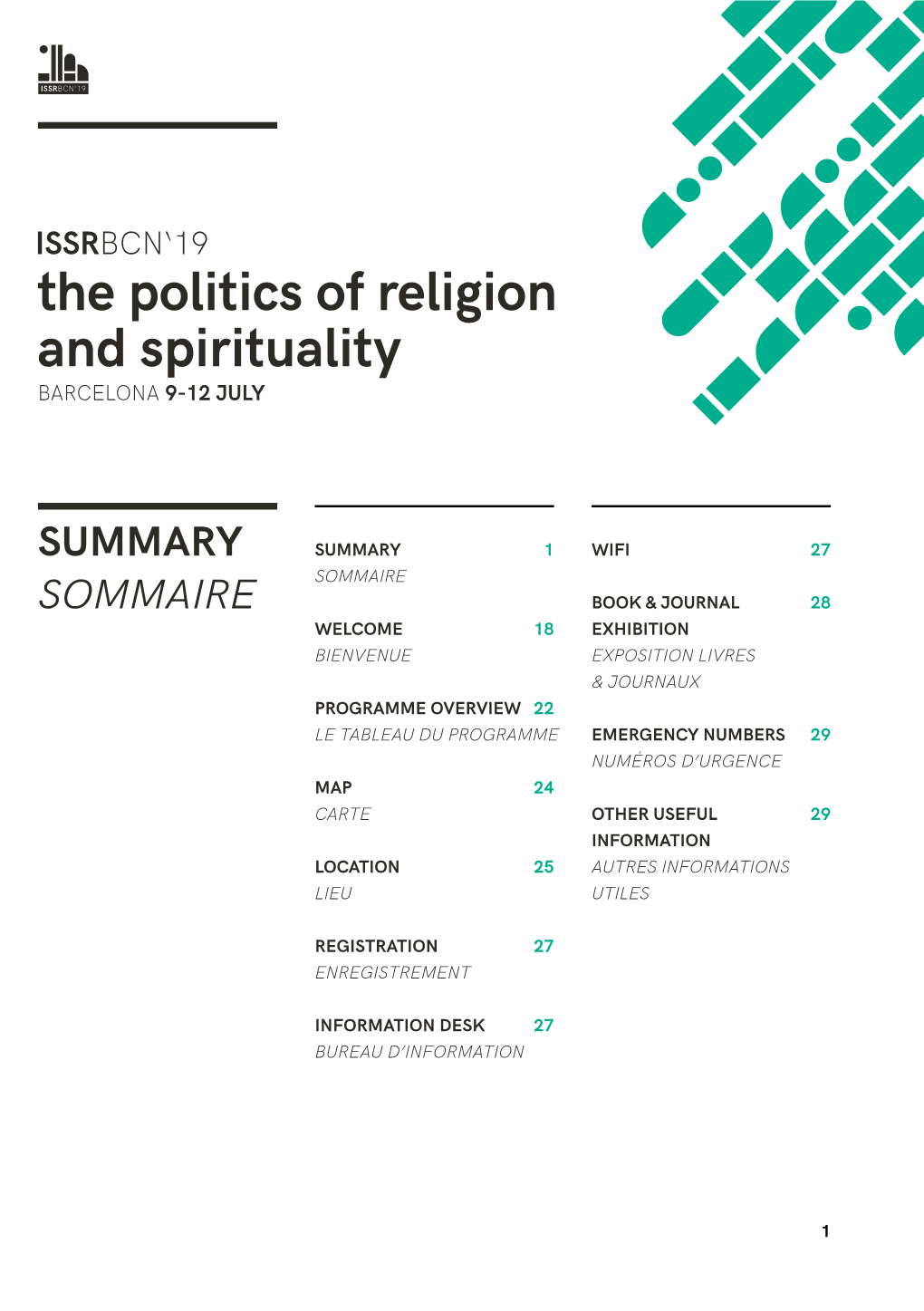 Summary Sommaire