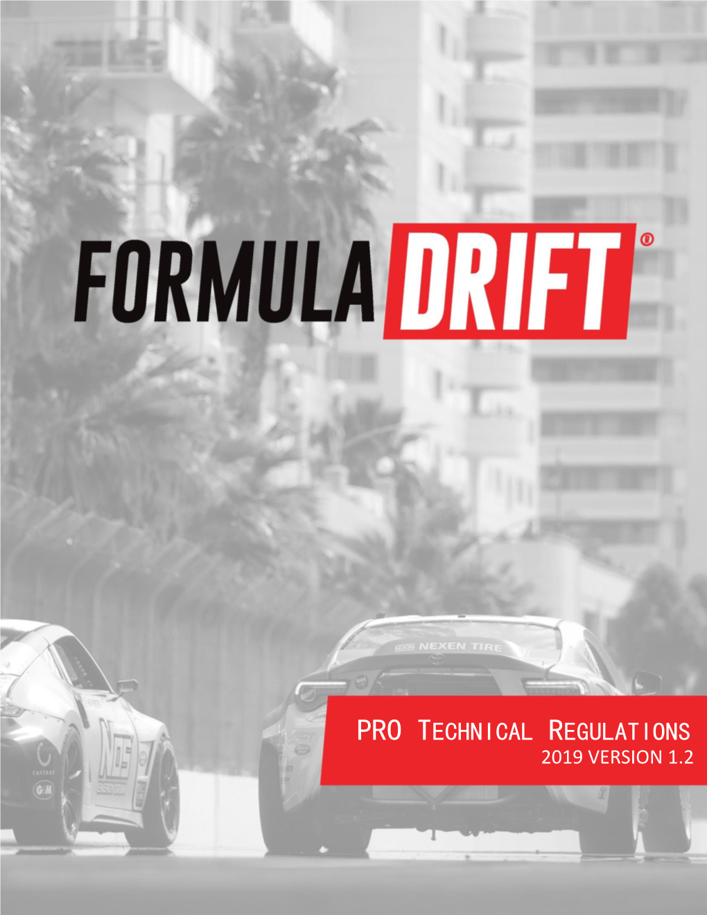 Pro Technical Regulations 2019 Version 1.2