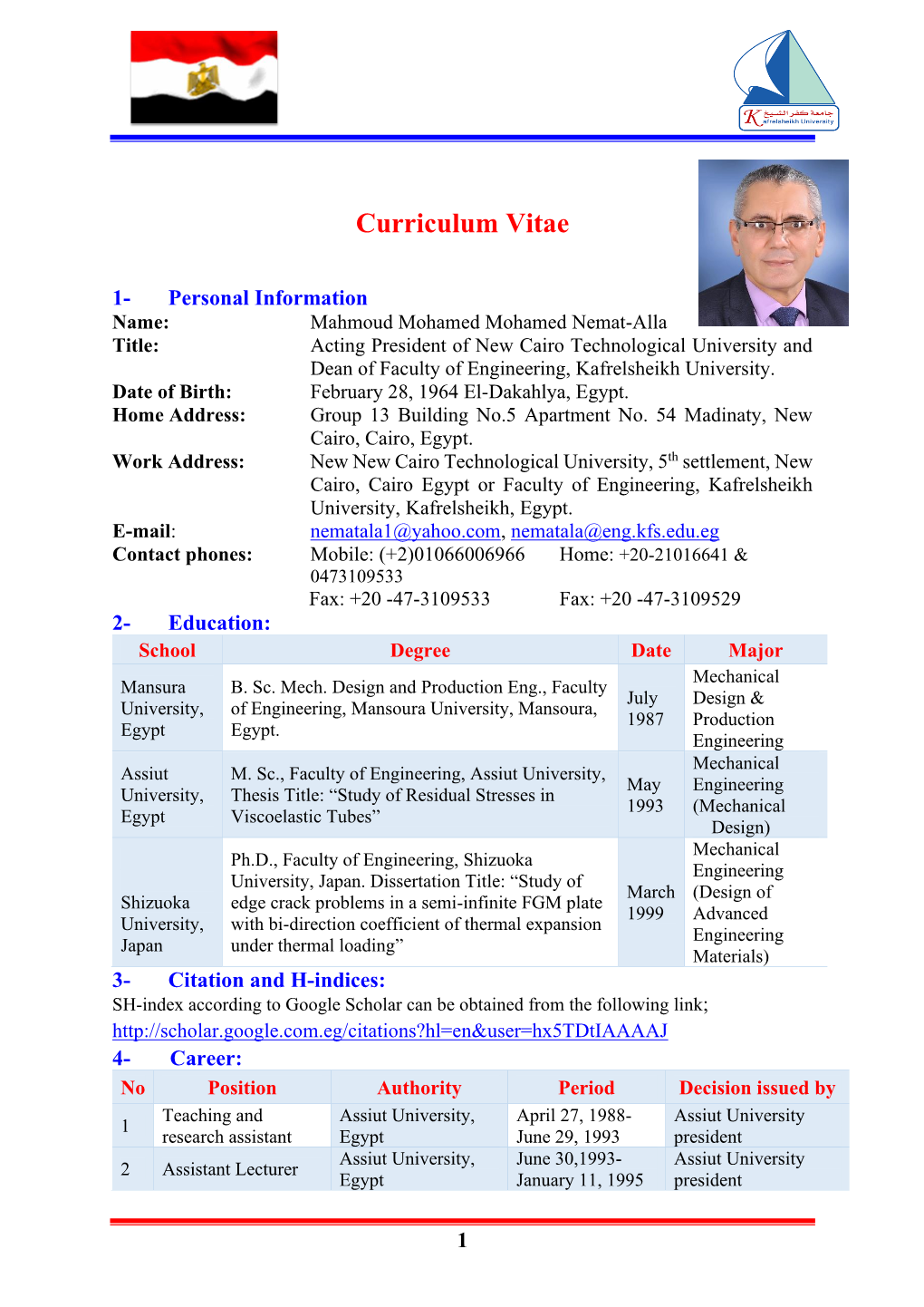 Curriculum Vitae