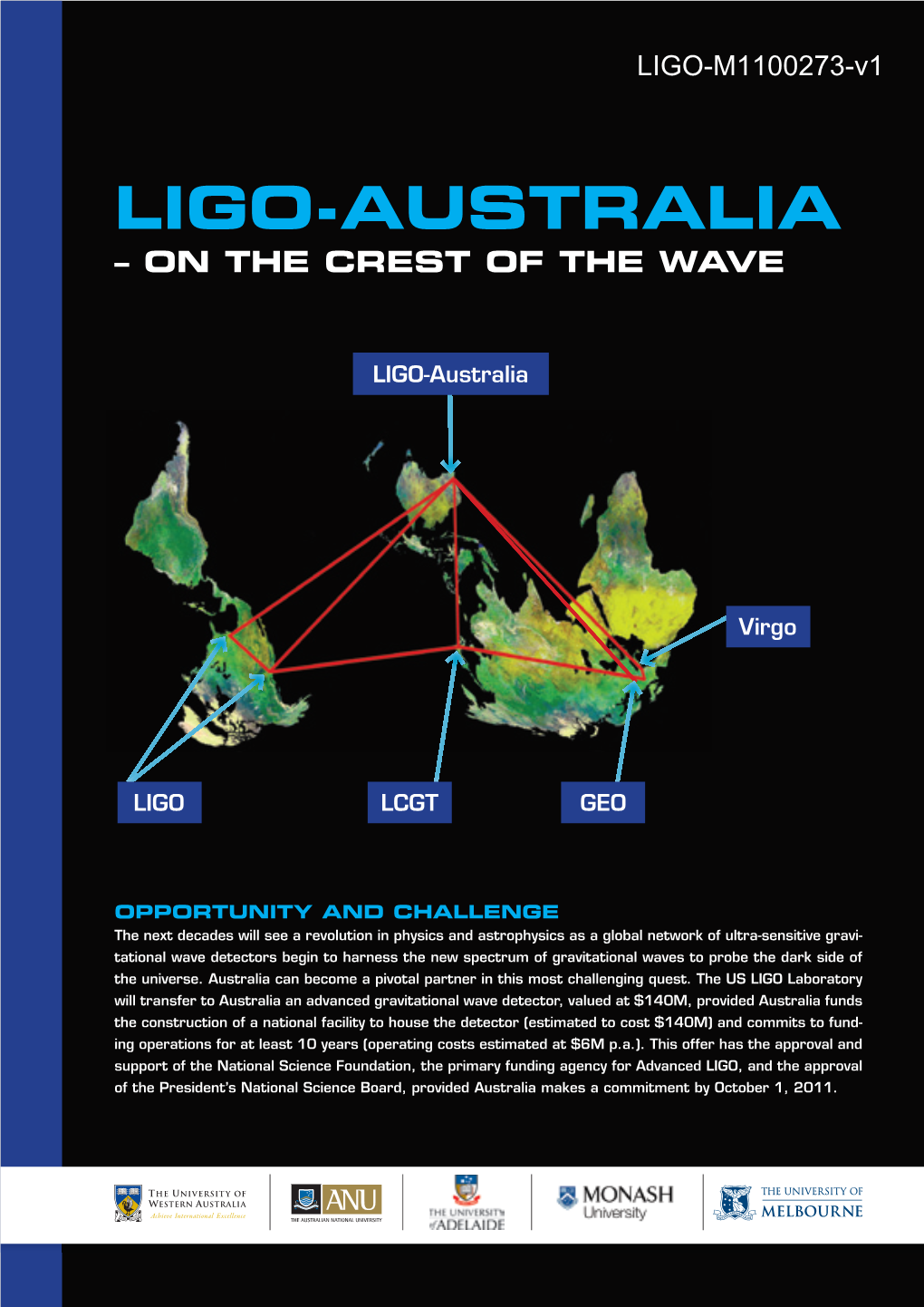 Ligo-Australia – on the Crest of the Wave