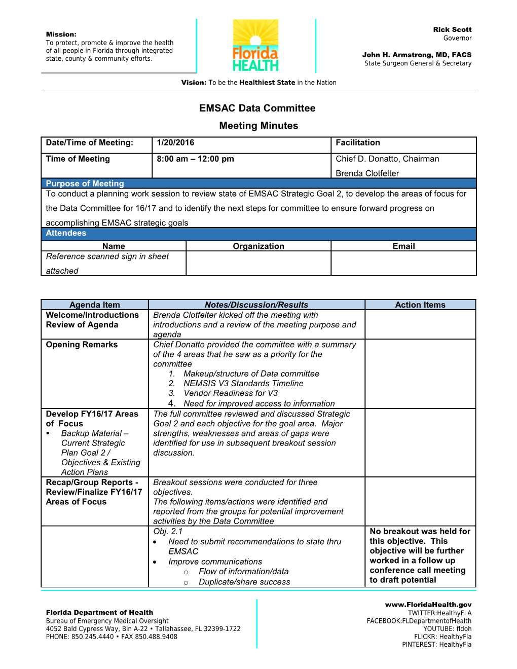 EMSAC Data Committee