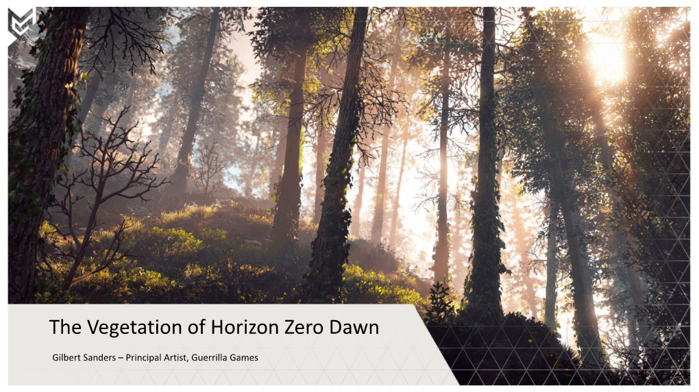 The Vegetation of Horizon Zero Dawn