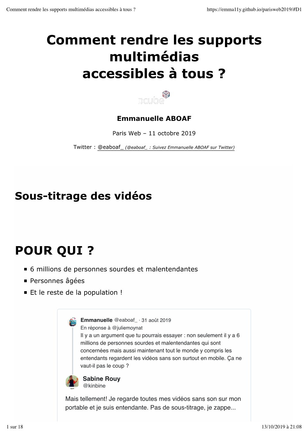 Comment Rendre Les Supports Multimédias Accessibles À Tous ?