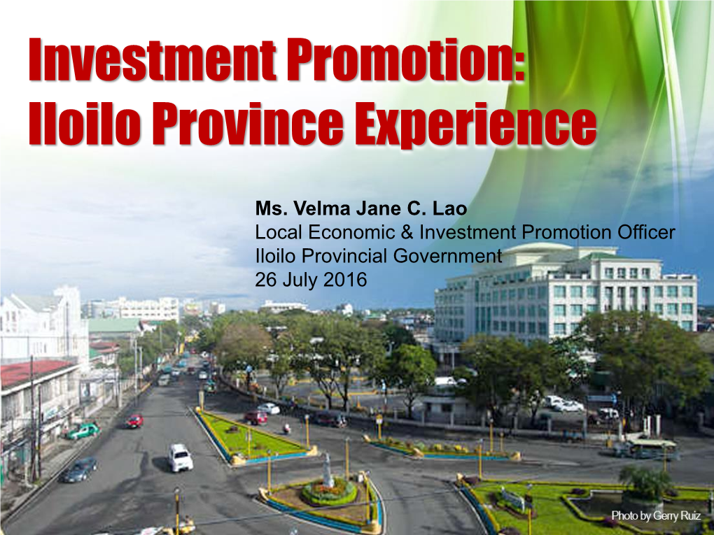 Iloilo Presentation