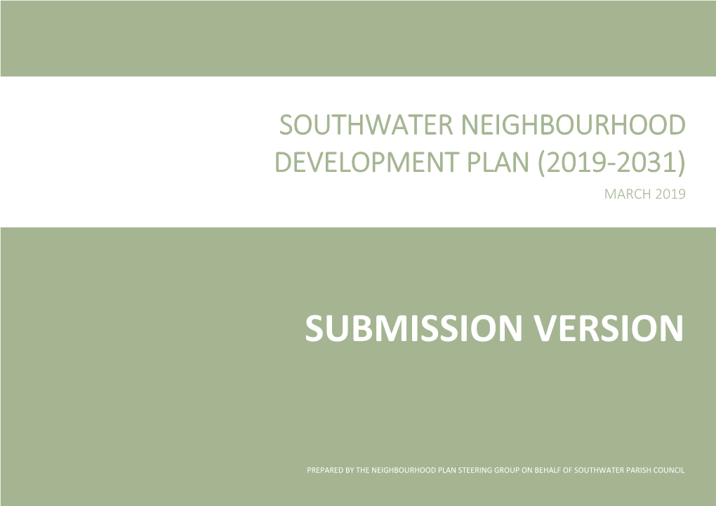 Southwater Neighbourhood Develolpment Plan Submission