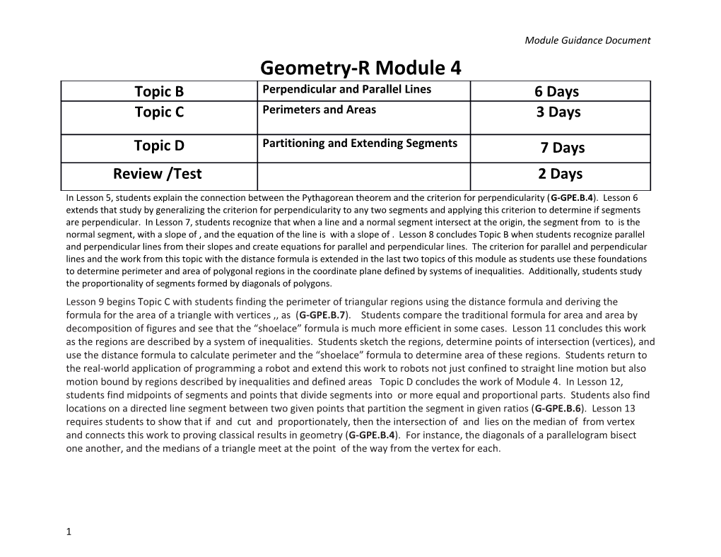 Geometry-R Module 4