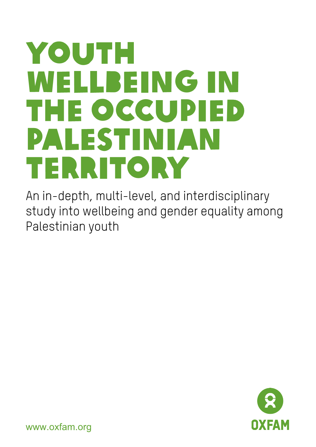 Youth Wellbeing in the Occupied Palestinian Territory