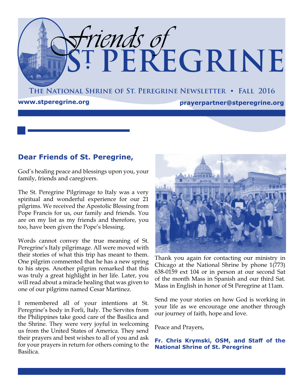 Friends of T S • PEREGRINE