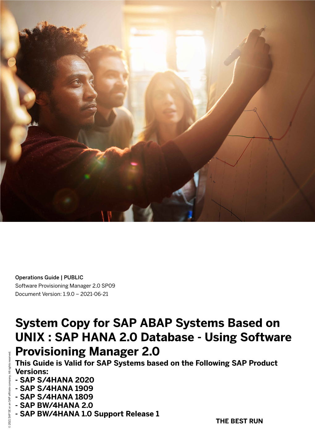 System Copy for SAP ABAP Systems Based on UNIX : SAP HANA 2.0
