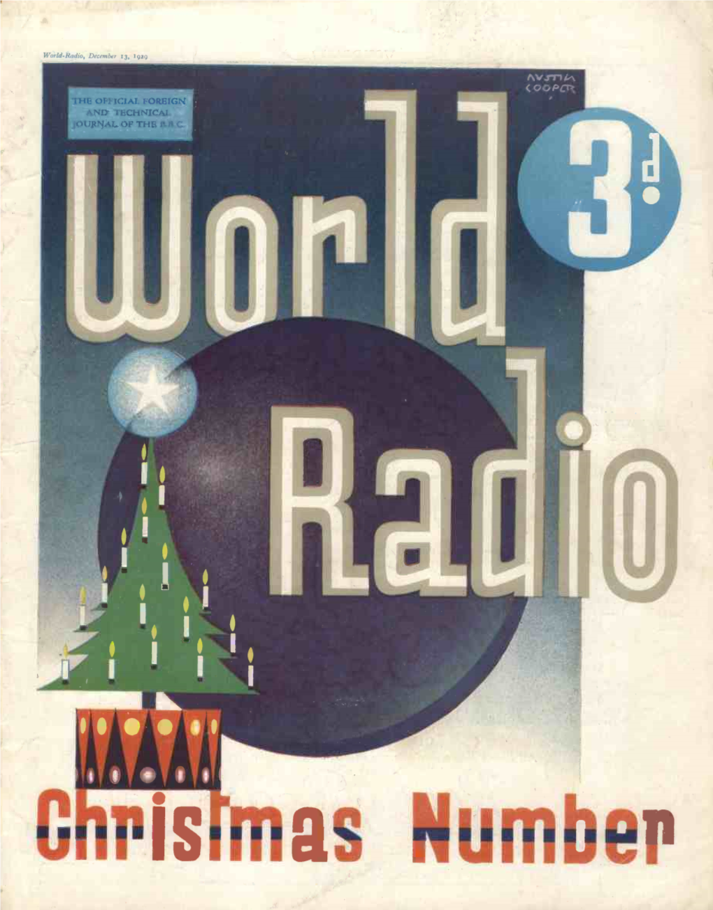 0Pismasnumber It WORLD -RADIO DECEMBER 13TH, 1929