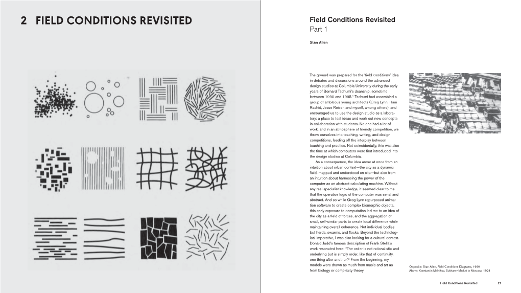 2 FIELD CONDITIONS REVISITED Field Conditions Revisited Part 1