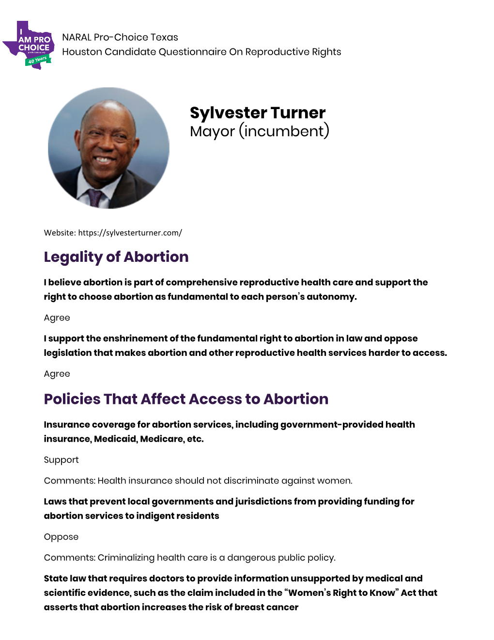 Sylvester Turner, Mayor