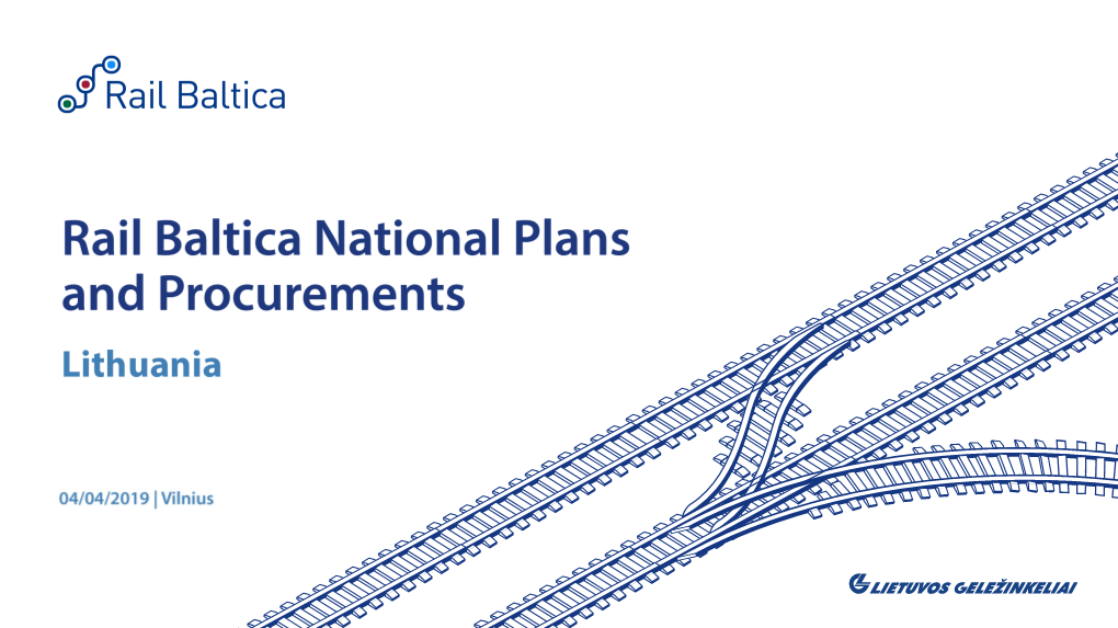 Rail Baltica National Plans and Procurements Lithuania