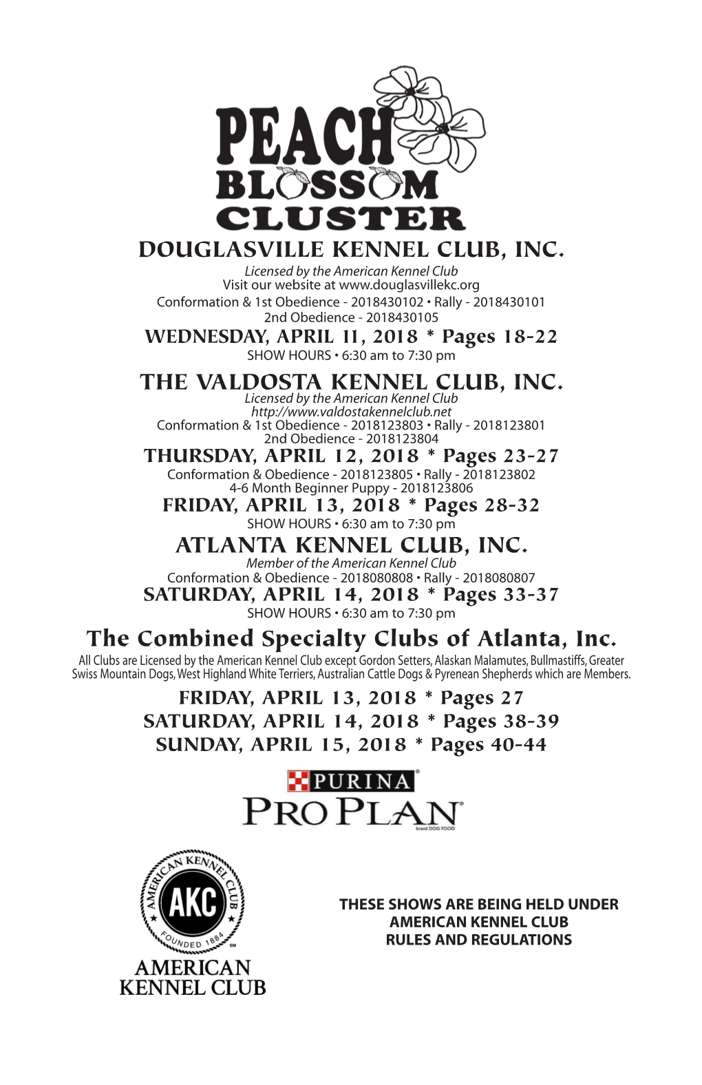 The Combined Specialty Clubs of Atlanta, Inc